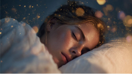 Close-up of melatonin strip dissolving under tongue showing sublingual absorption pathway