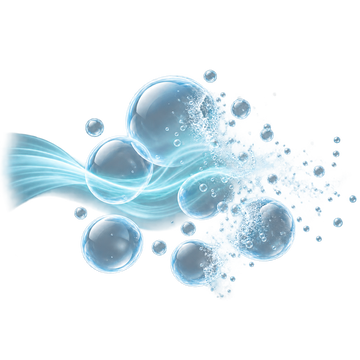 Gas bubbles collapsing