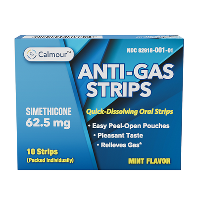Calmour Anti-Gas Strips box