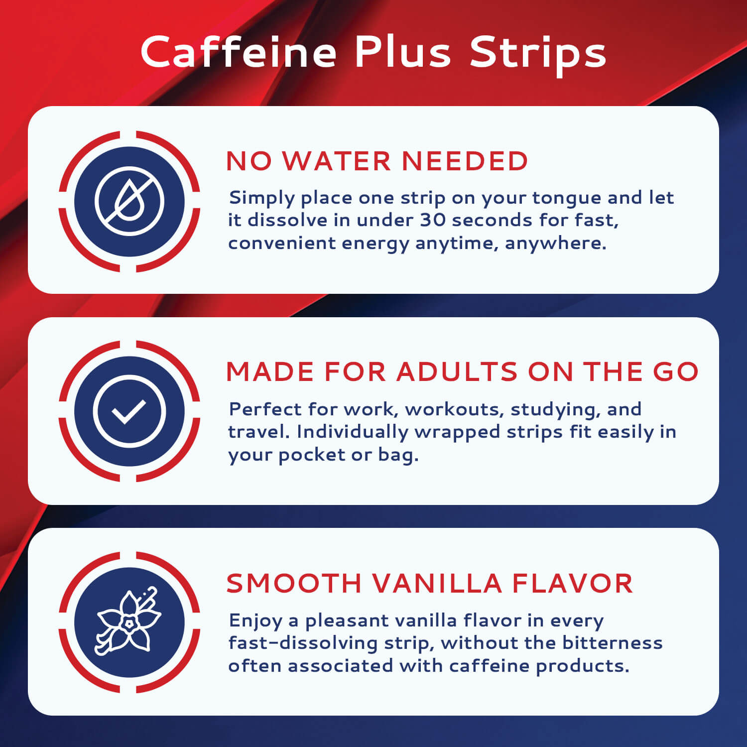 Calmour Caffeine Plus Strips