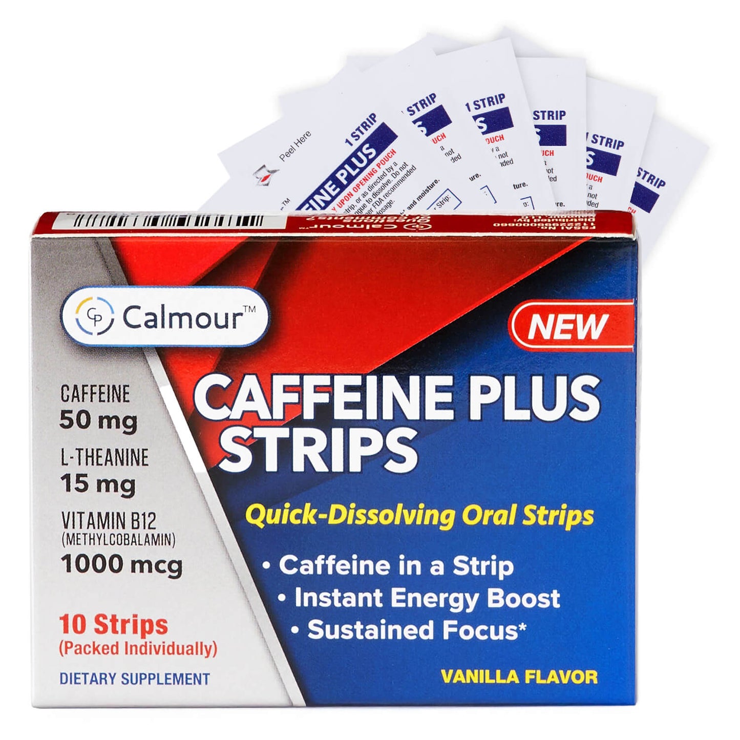 Calmour Caffeine Plus Strips 10 Strips