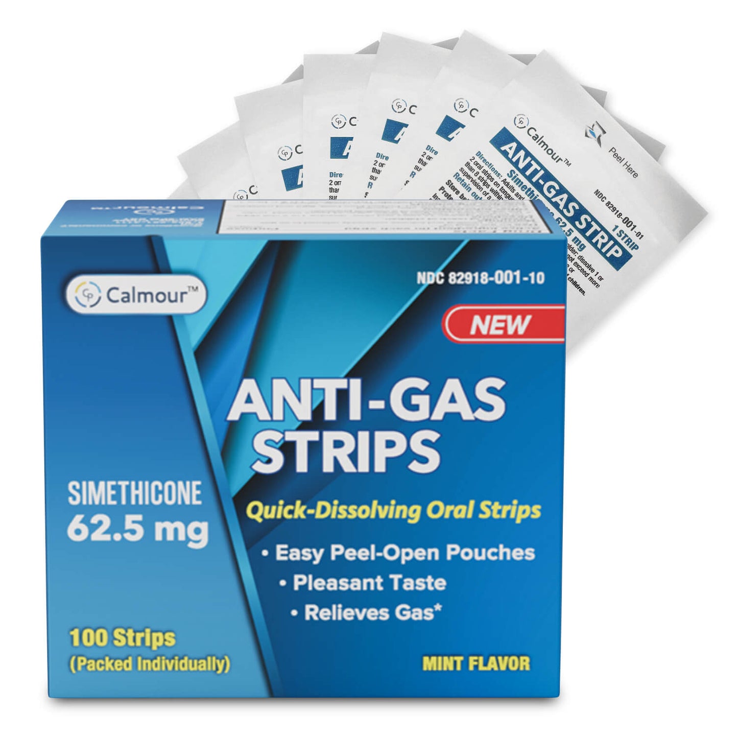 Calmour Fast-Relief Anti-Gas Strips