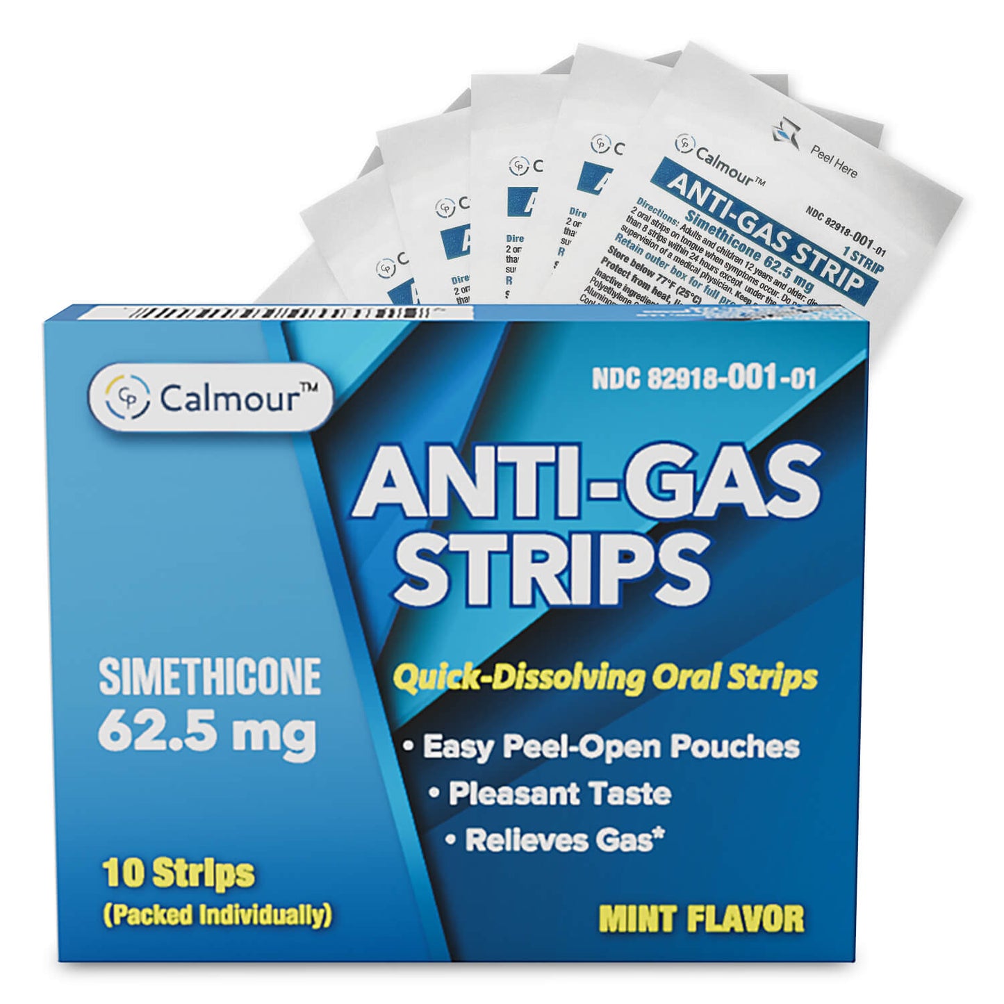 Calmour Fast-Relief Anti-Gas Strips