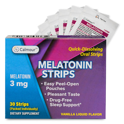 Calmour Sleep Support Melatonin Strips