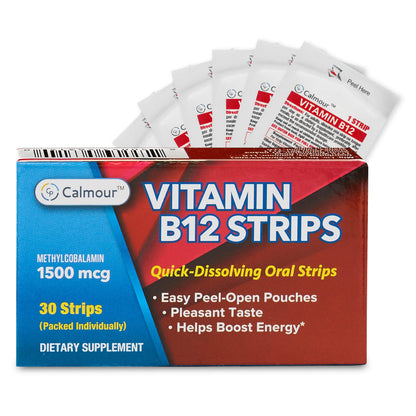 Calmour Instant Energy Vitamin B12 Strips