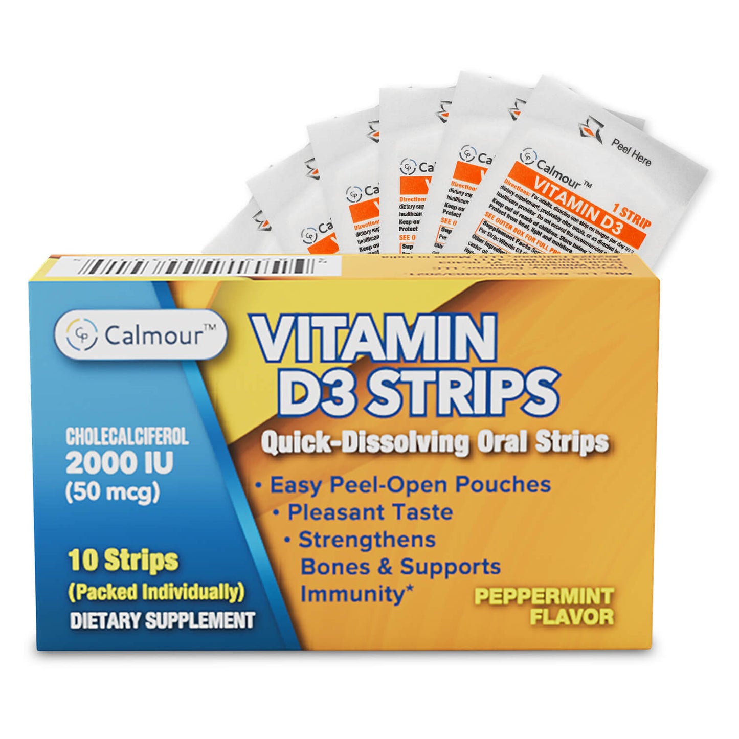 Calmour Immune Boost Vitamin D3 Strips